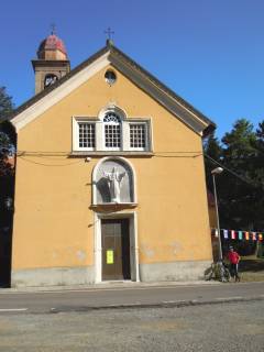 la chiesa di Capanne di Marcarolo